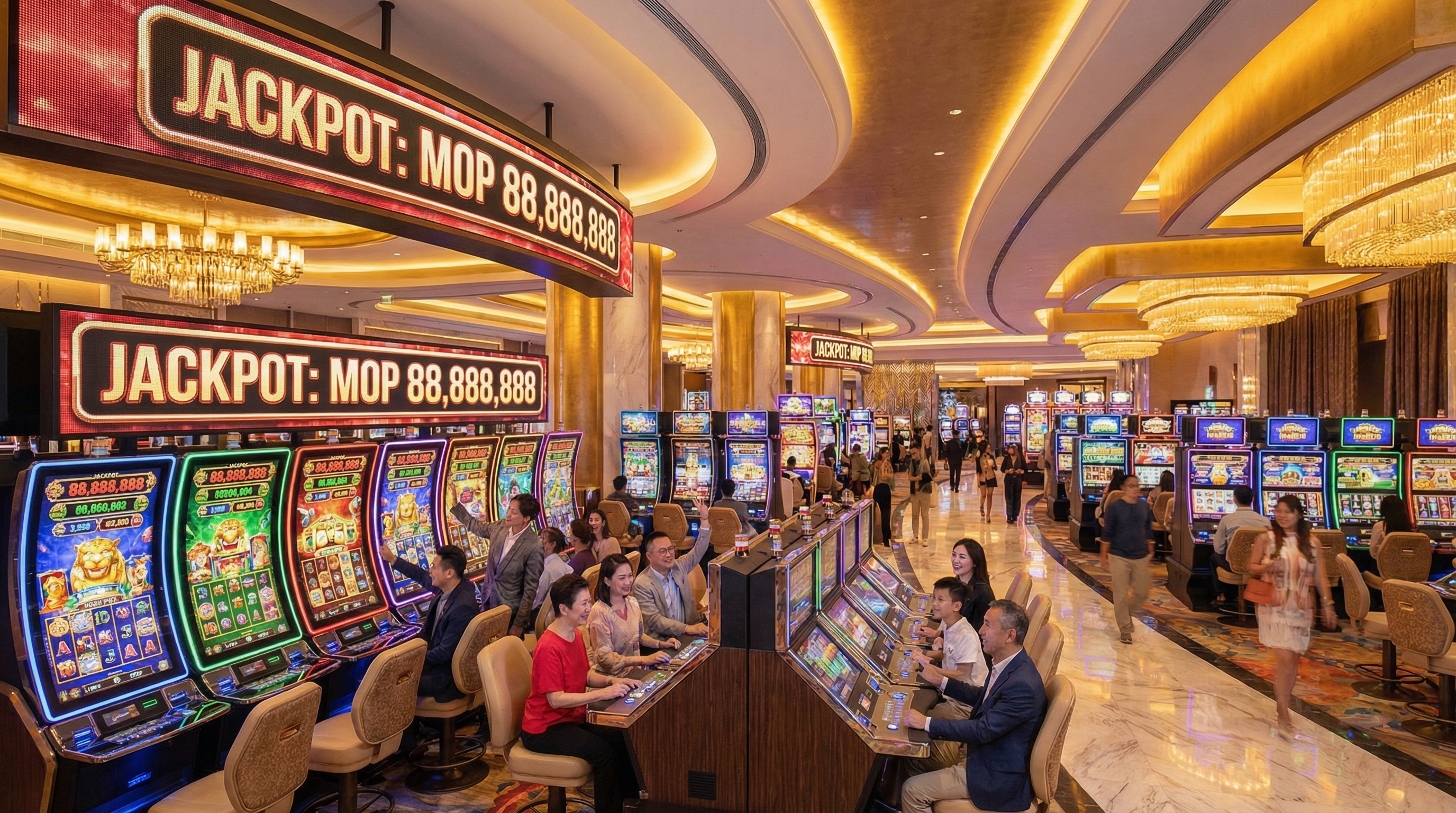 澳门娱乐场老虎机角子机游戏大厅